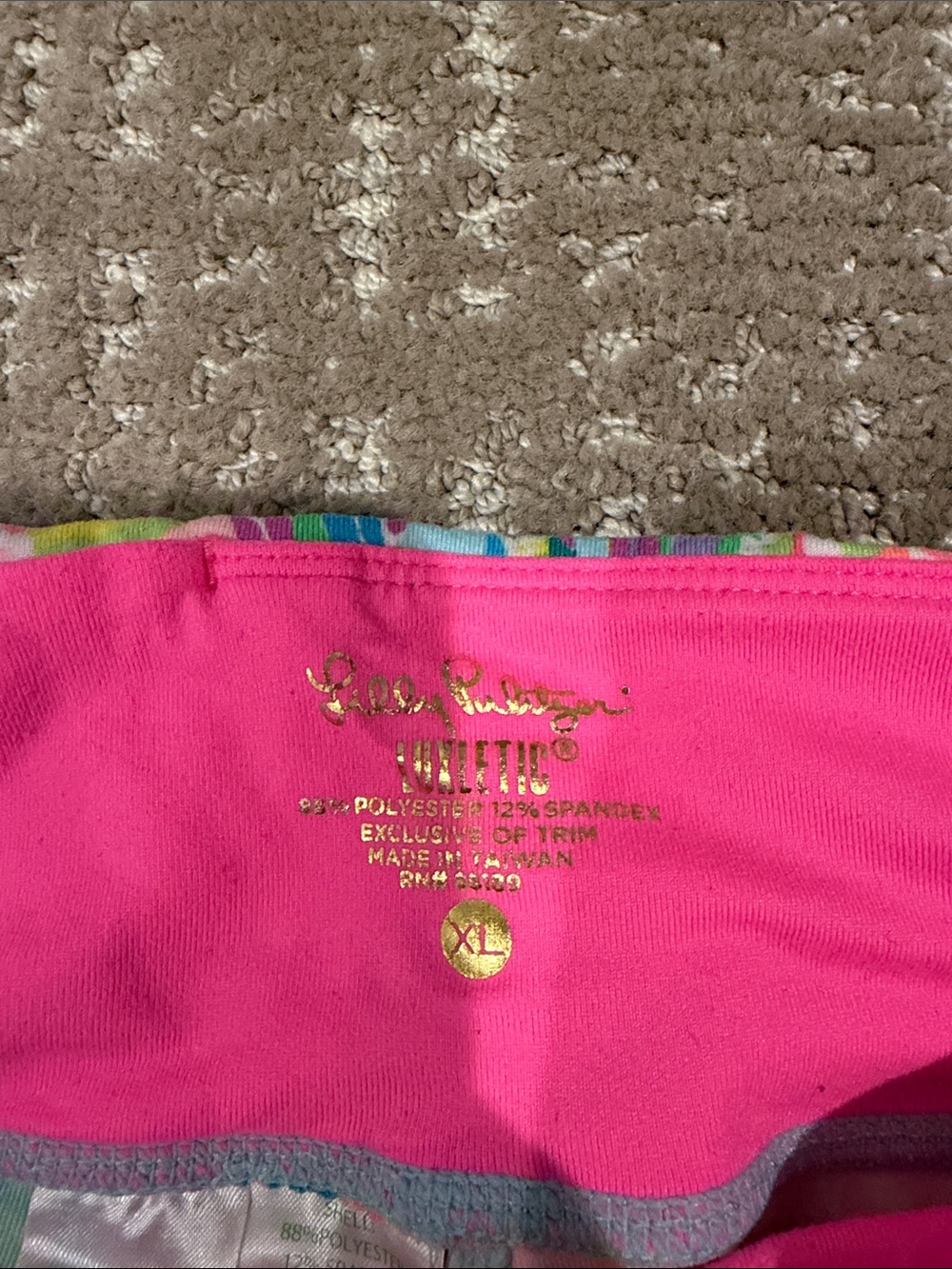 Lilly Pulitzer Capri Leggings - Pink Multi Floral - Picture 2 of 3